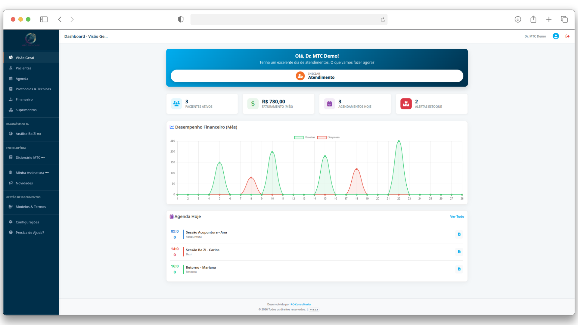 Software Gestão Acupuntura MTC